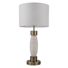 Amelia Marble Antique Brass Table Lamp