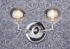 Barbara 2 Light Wall Light Polished Chrome