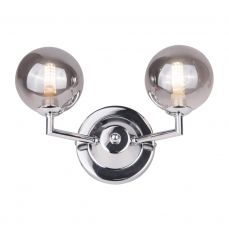 Barbara 2 Light Wall Light Polished Chrome