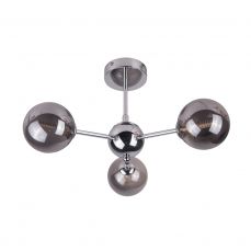 Barbara 3 Light Semi Flush Polished Chrome