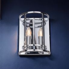 Chester 2 Light Wall Light Polished Chrome