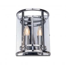 Chester 2 Light Wall Light Polished Chrome