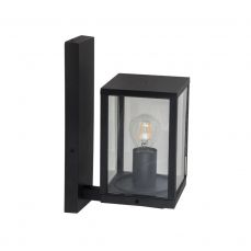 Evan One Light Black Wall Light