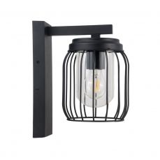 Finch IP44 Black Cage Wall Light