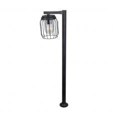 Finch IP44 1000mm Black Cage Post Light