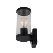 Jordan Black Wall Light with PIR Sensor