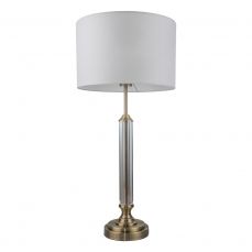 Julie Crystal Antique Brass Table Lamp