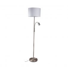 Marshall  Mother and Child Floor Lamp Satin Chrome