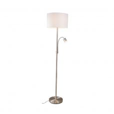 Marshall  Mother and Child Floor Lamp Satin Chrome