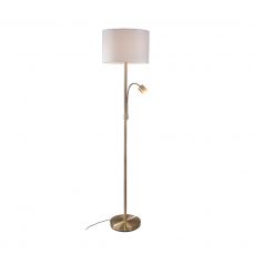 Marshall Mother and Child Floor Lamp Antique Brass