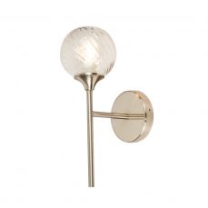 Mona 1 Light Wall Light Satin Chrome