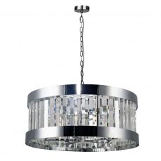 Pandora 5 Light Crystal Pendant Polished Chrome