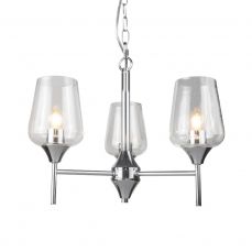 Vino 3 Light Polished Chrome Ceiling Light