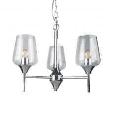 Vino 3 Light Polished Chrome Ceiling Light